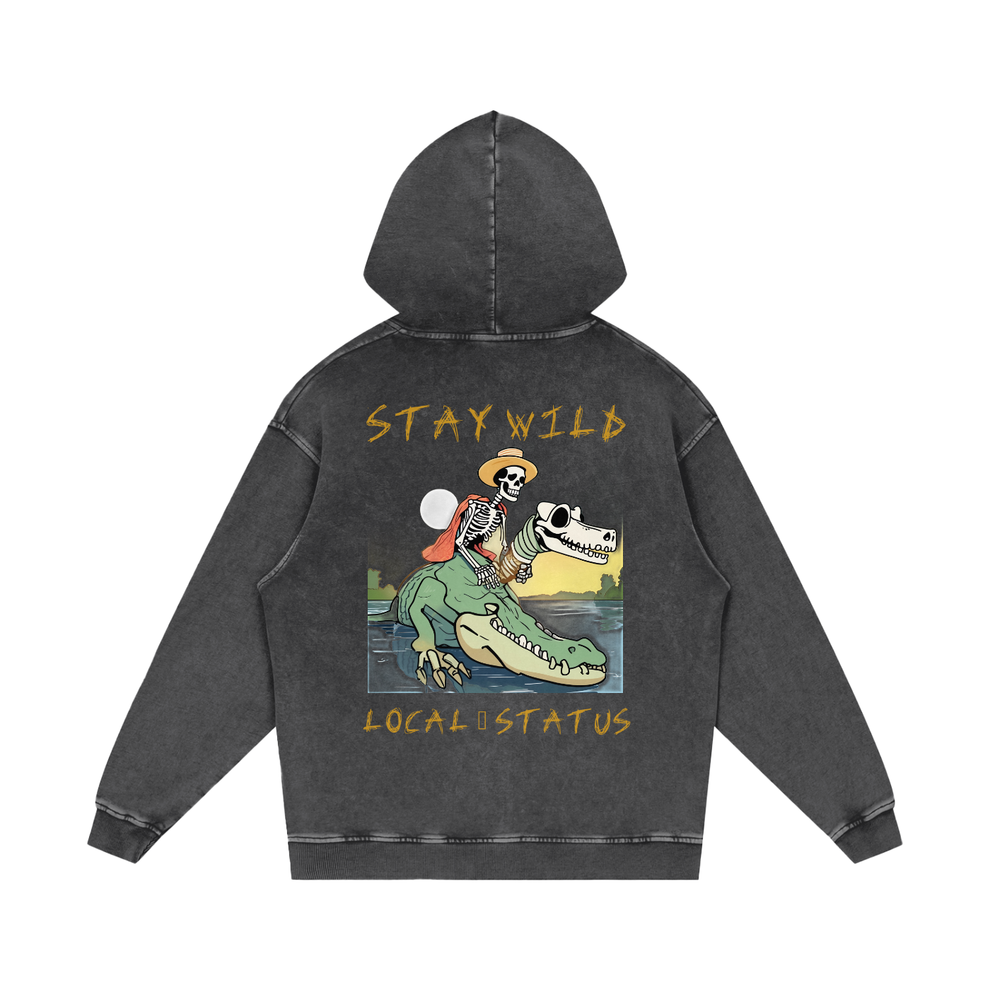 SBM Custom Alligator Over-Sized Hoodie