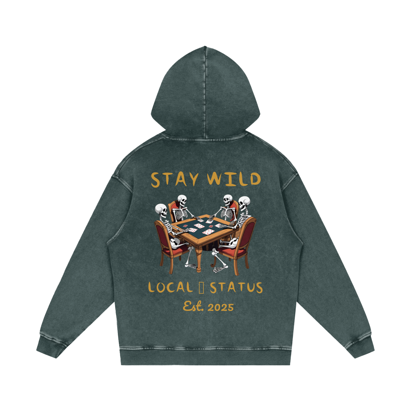 SBM Custom Cards Oversize Hoodie – Sandy Bar Misfits