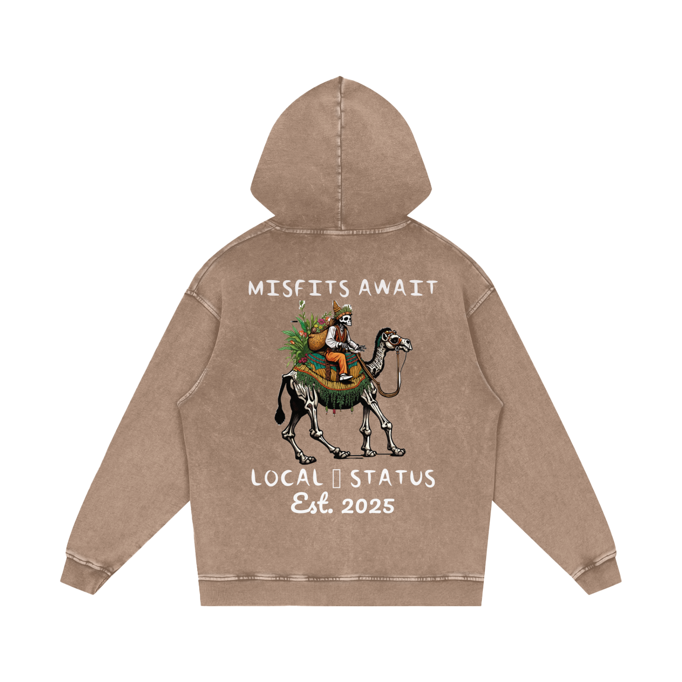 SBM Custom Camel Oversize Hoodie