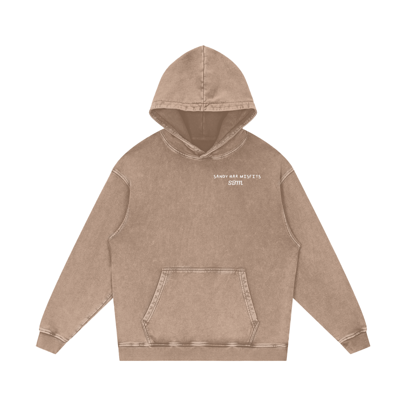 SBM Custom Camel Oversize Hoodie